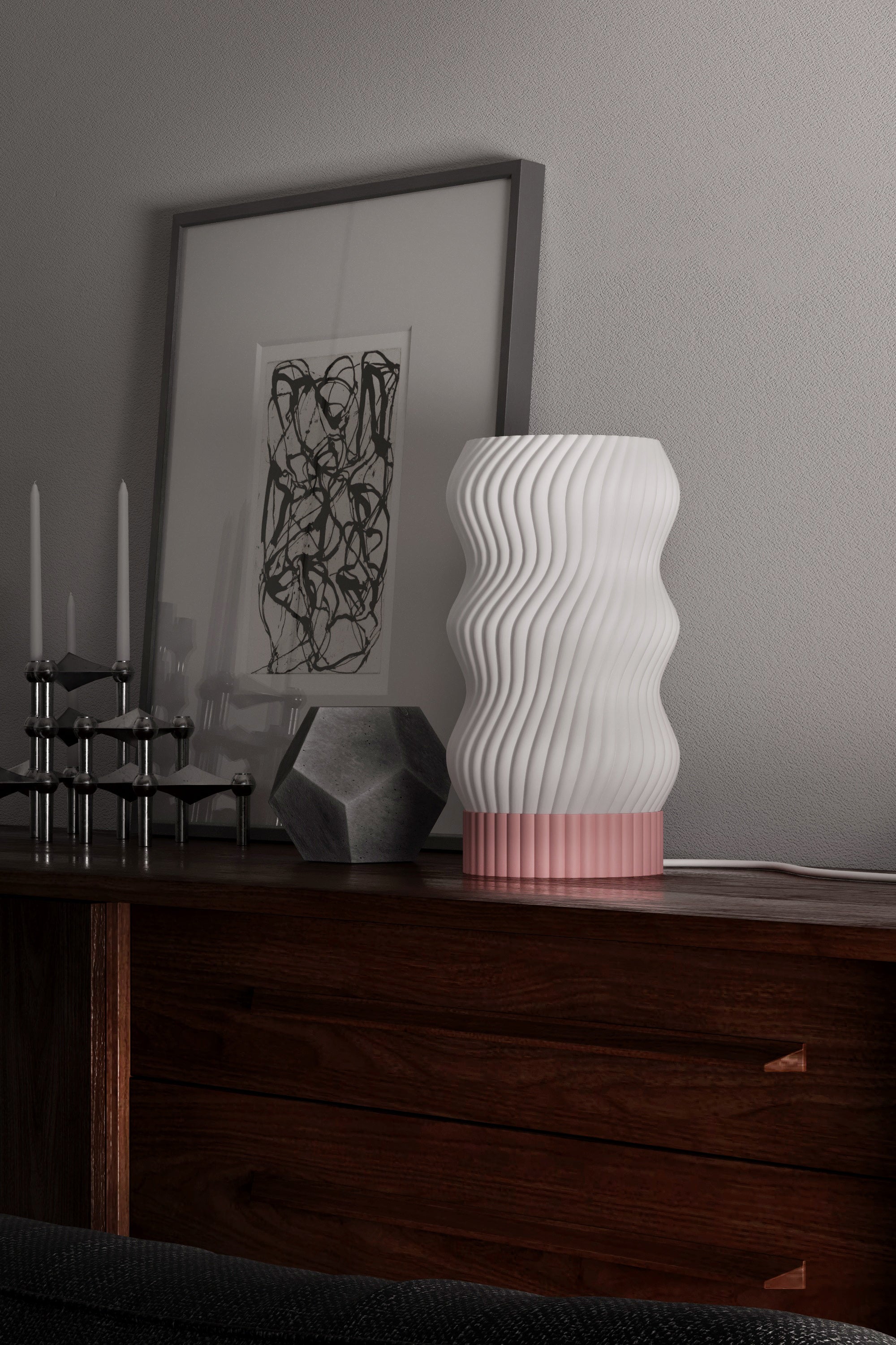 Golv Lampan Nadia Stor